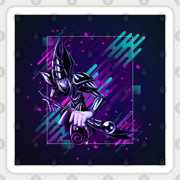 Dark Magician Sticker by hidexmian